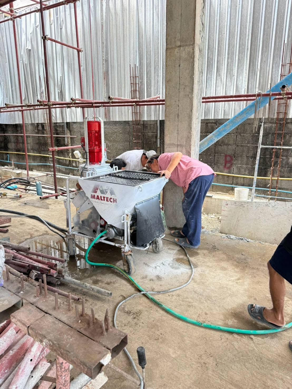 Prachuap Khiri Khan Project – Plaster Sprayer Rental