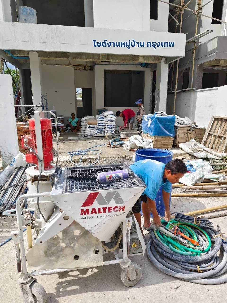 GET ASSET Residential Project – Plaster Sprayer Rental