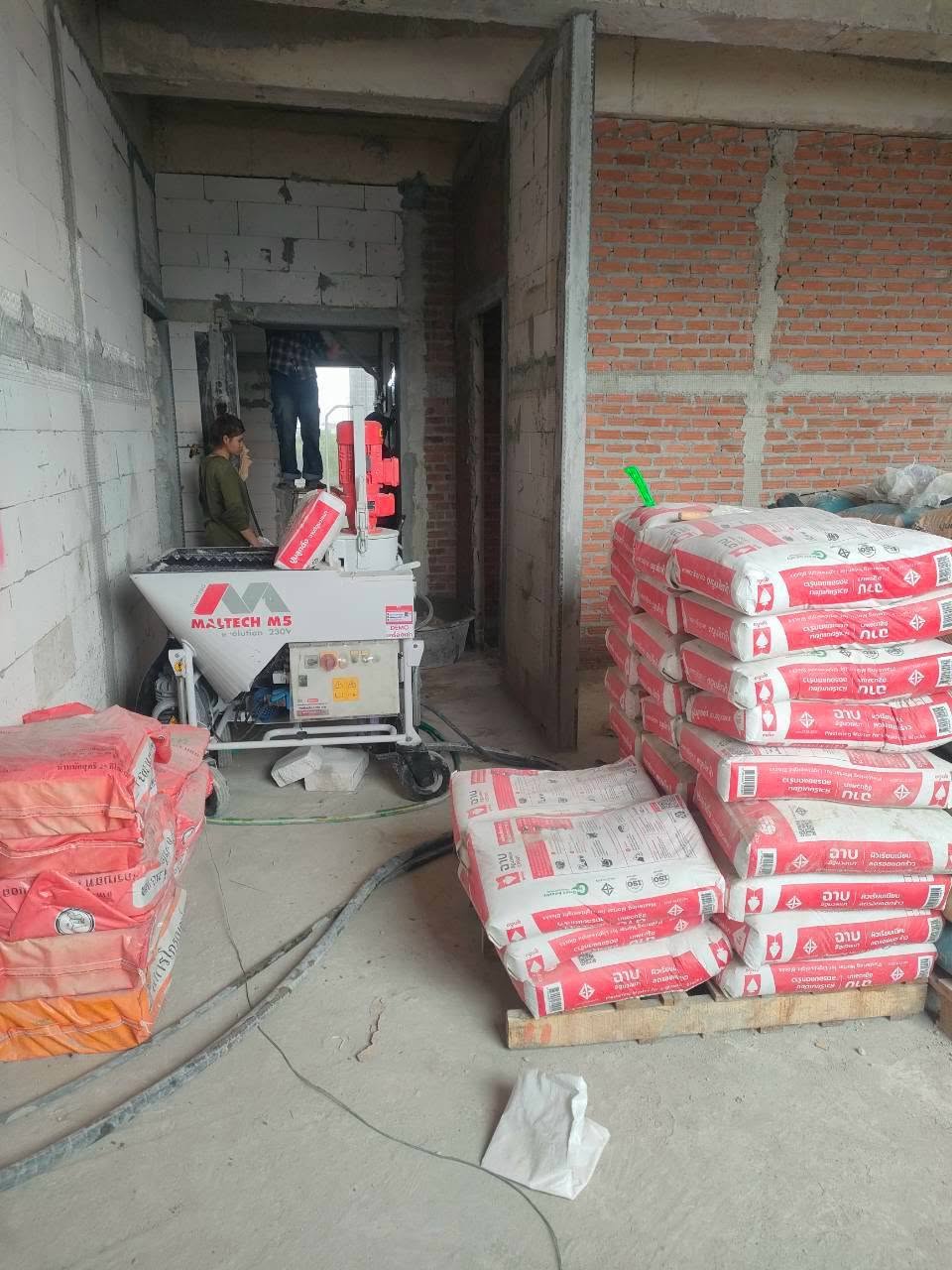 Ubon Ratchathani Project – Plaster Sprayer Rental